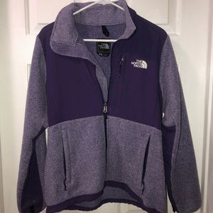 Purple The North Face jacket
